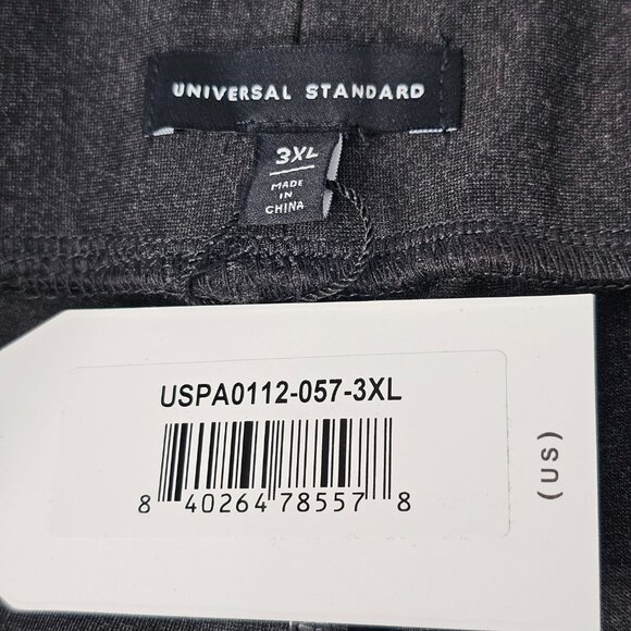 Universal Standard Women's Dark Grey Ankle Zip Pintuck Pants Size 34-36 NWT - Picture 6 of 13